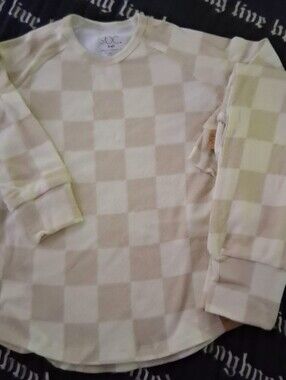 Shore Baby Co Checkered Ribbed Organic Set 3/4t Bnwot , Rebel Bro. Checkered